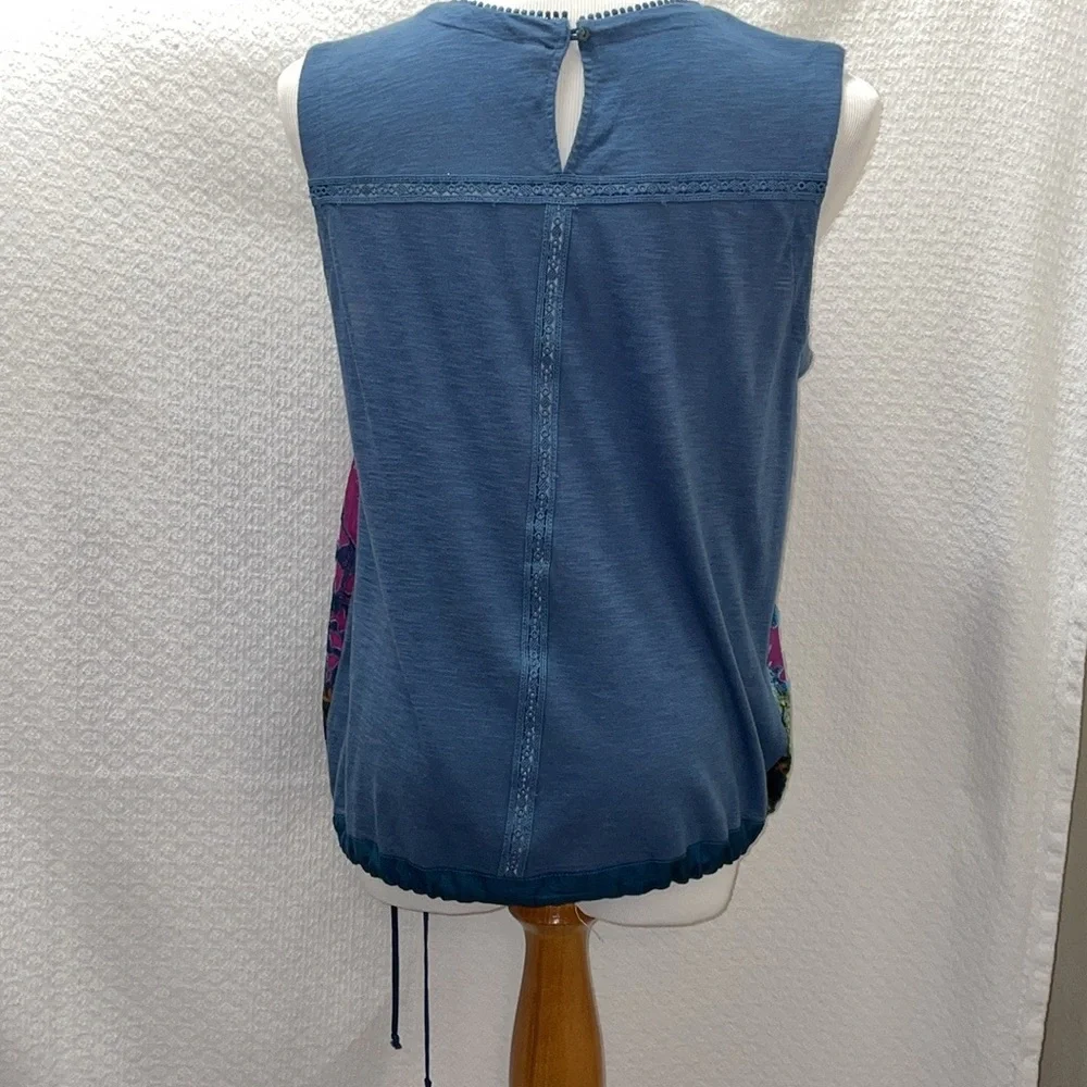 Anthropologie Lace Velvet Top/Blouse size Medium - Picture 5 of 9